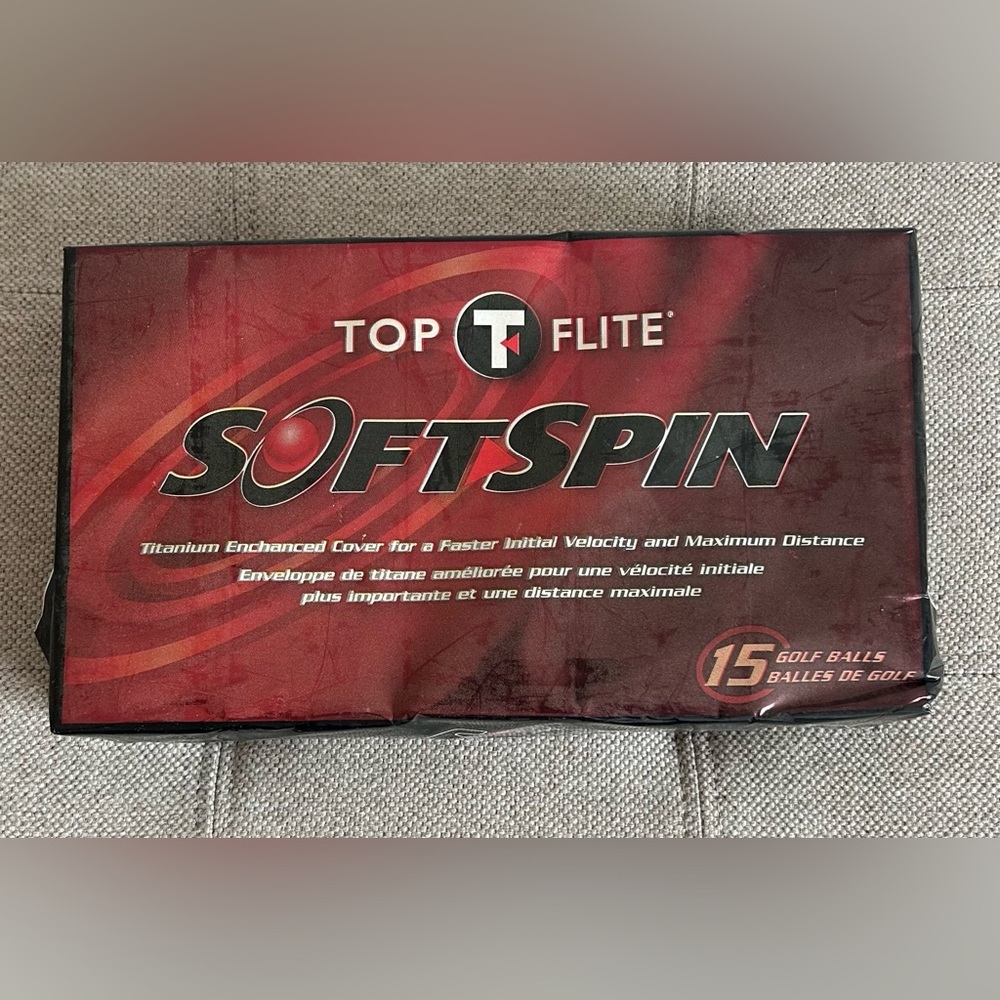 Top Flite Softspin Golf Balls Pack Of 15 Brand New Callaway Golf
